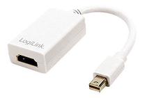 Adapteris Logilink mini displayport to HDMI with Audio Mini Display port male, HDMI female, 0.1 m