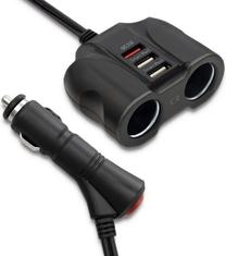 Адаптер Qoltec Smart QC3.0, черный цв.