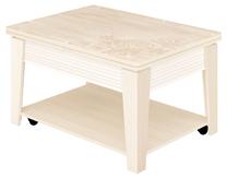 Žurnalinis staliukas DaVita 32.10, įvairių spalvų/smėlio ruda, 95 cm x 70 cm x 52 cm