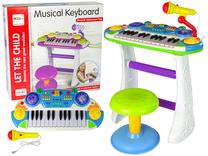 Elektrinis pianinas su mikrofonu