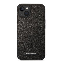 Telefono dėklas Karl Lagerfeld KLHCP14SG2ELK, juoda sp., Apple