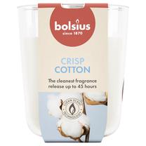Žvakė, aromatinė Bolsius Crisp Cotton, 45 h, balta sp.