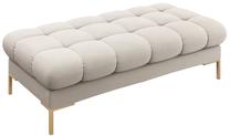 Prieškambario suoliukas Micadoni Home Mamaia, rusva sp., 62 cm x 133 cm x 41 cm