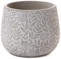 Puķu pods Amadeus Vegetal, cementa, 15 cm x 15 cm, Ø 15 cm, pelēka krās.