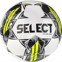 Futbolo kamuolys Select Club DB Fifa Basic V23, 4 dydis, balta sp./juoda sp./geltona sp.