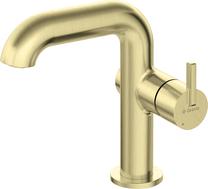 Смеситель для раковины Deante Silia BQS_R24M, золотой цв.