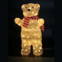 Dekorācija Christmas Touch, 45 cm, balta krās.