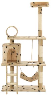 Kačių draskyklė VLX Paw Prints, 70 cm x 35 cm x 140 cm