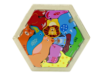 Образовательный набор, животные Lean Toys, 4 см, многоцветный, 12 шт.