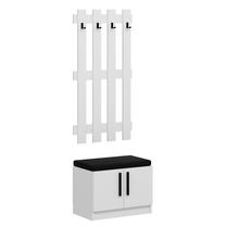 Prieškambario baldų komplektas Kalune Design Noah 7292, balta sp.
