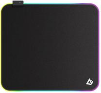 Pelės kilimėlis Aukey RGB Mouse Pad KM-P8, 40 cm x 45 cm x 0.4 cm, juoda sp.