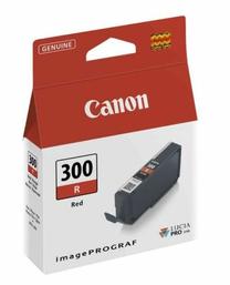 Rašalinio spausdintuvo kasetė Canon PFI-300 R, raudona sp., 14 ml
