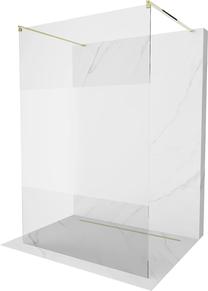 Dušas siena Mexen Kioto Walk-in, 140 cm x 200 cm, zelta krās./rūdītais