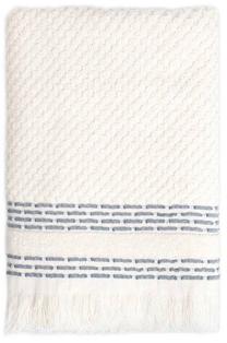 Vannas dvielis Homla Rosop 737176, zilimelns krās./gaiši brūna - ecru, 130 cm x 70 cm