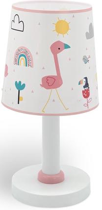 Настольные лампы Dalber Flamingo 82461, E14, 8Вт, белый цв./розовый цв./белый цв.