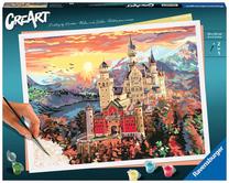 Glezna pēc numuriem Ravensburger CreArt Magic Castle, daudzkrāsaina
