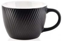 Puodelis AffekDesign Sally Lines HTPS5061, juoda sp., 0.480 l