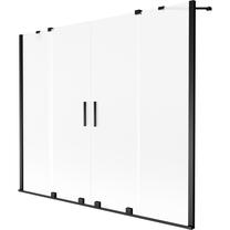 Vannas siena Mexen Velar Duo, 170 cm x 150 cm, melns krās./matēta faktūra
