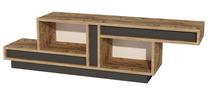 ТВ стол Kalune Design Ranke, антрацитовый цв./коричневый цв., 29.6 см x 150 см x 43.9 см