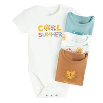 Lühikeste varrukatega beebi body, vaba aja suvi, poistele Cool Club CCB2802463-00, mitmevärviline, 80 cm, 4 tk