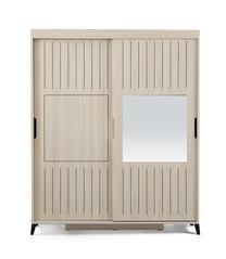 Spinta Kalune Design Fuga 160 Meþe Dolap, šviesiai ruda sp., 60 cm x 160 cm x 216 cm, su veidrodžiu