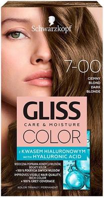Matu krāsa Schwarzkopf Gliss Color Care & Moisture, dark blonde, 7-00, 60 ml