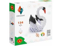 Набор для изготовления бумажных фигур Alexander 3D Swan, белый цв./черный цв.