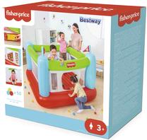 Pripučiamas batutas Bestway Fisher-Price Bouncesational Bouncer, 175 cm x 175 cm, įvairių spalvų