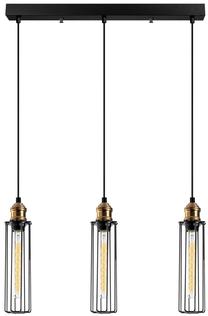 Valgusti rippuv Opviq Zumra 705-S1 521SHN3398, E27, 3 x 40 W, must v. / must v.