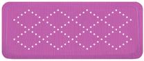 Vannas istabas paklājs Spirella Alaska, violeta krās., 91 cm x 36 cm
