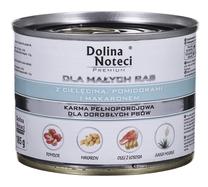Влажный корм для собак Dolina Noteci Premium, овощи/телятина, 0.185 кг