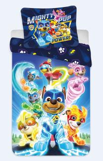 Patalynės užvalkalų komplektas BrandMac Paw Patrol Mighty Pups, įvairių spalvų, 40 x 45 cm, 100 x 140 cm