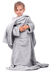 Pledas Restilo Lazy Kids, pilkas, 90 cm x 105 cm