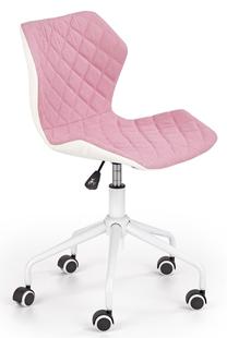 Vaikiška darbo kėdė Matrix 3, 4.2 x 43 x 78 cm, balta/rožinė