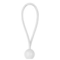 Эластичный шнуры Bradas Bungee Ball, 15 см, резина, белый цв., 25 шт.