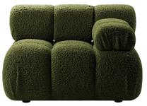 Modulinė sofa Micadoni Bellis, žalia sp., dešininė, 94 x 94 cm x 70 cm