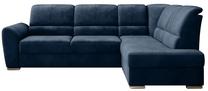 Kampinė sofa Siber Nube 40, tamsiai mėlyna sp., dešininė, 186 x 270 cm x 93 cm
