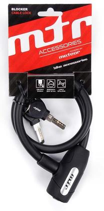 Raktas Meteor Blocker 31524, plastikas/plienas, juoda sp.