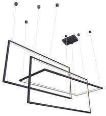 Valgusti rippuv AZzardo Metric AZ2914, LED, 3000 °K, 3 x 45 W, valge v./must v. / must v.