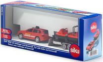 Игрушечный внедорожник с лодкой Siku, 1:55, красный цв.