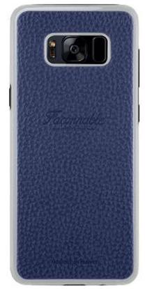 Telefono dėklas Faconnable, mėlyna sp., Samsung