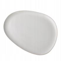 Lėkštė pietų Mondex Basic Nature, 32 cm x 26 cm x 2.5 cm, balta sp.