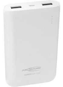 Lādētājs-akumulators (Power bank) Ansmann 10.8, 10000 mAh, balta krās.