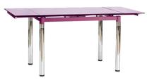 Stalas išskleidžiamas GD-018, violetinė sp., 110 - 170 cm x 74 cm x 75 cm
