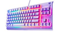 Laidinė žaidimų klaviatūra Steelseries Apex 3 TKL, Anglų (US), violetinė sp.