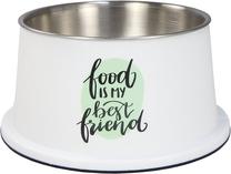 Dubenėlis gyvūnui Beeztees Best Friend, 0.5 l, 16 cm x 16 cm x 8 cm, balta sp.