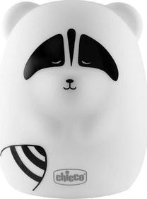 Öölamp Chicco Sweet Lights Racoon, valge v./must v.