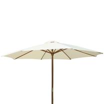 Sodo skėtis Patio Poly, 300 cm, šviesiai ruda sp.