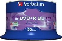 Ierakstāms kompaktdisks Verbatim, 8.5 GB, 50gab.