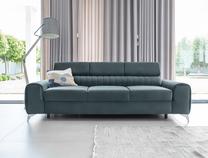 Sofa Laurence Monolith 76, mėlyna sp., 97 x 261 cm x 105 cm